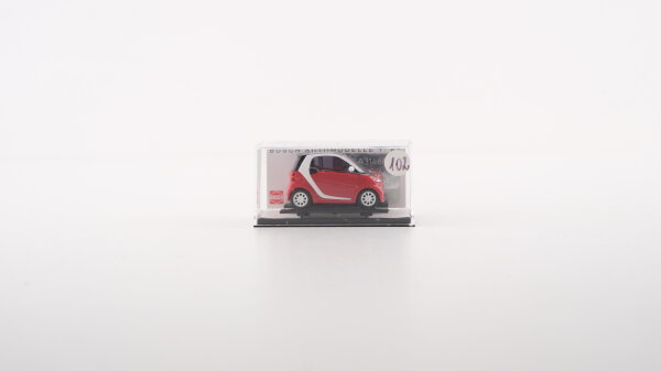 Busch H0 46201 Smart Fortwo Coupé 2012 "CMD-Collection" rot