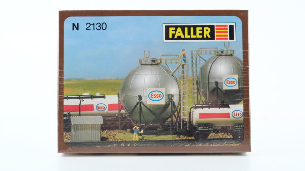 Faller N 2130 Tanklager / Gasbehälter Shell