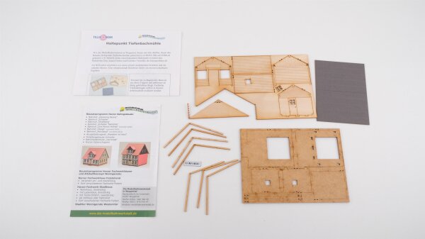 Die Modellbahnwerkstatt H0 1869 Haltepunkt Tiefenbachmühle