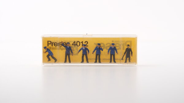 Preiser H0 4012 Figurenset Bahnmitarbeiter