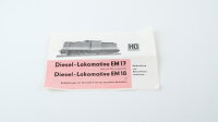 Piko H0 EM18 Dieselok BR V 100 025-4 DR Gleichstrom (in EVP)