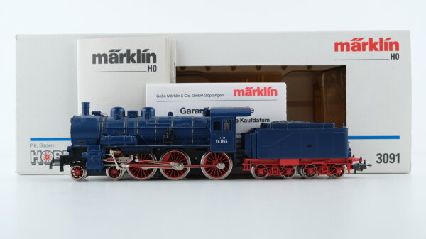 Märklin H0 3091 Schlepptenderlokomotive P 8 der Bad.St.E. Wechselstrom Analog