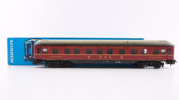 Märklin H0 4064 Reisezugwagen (DSG Schlafwagen) WLAB4üm / WLABüm 33 der DB