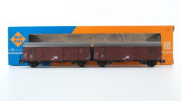 Roco H0 4328 Gedeckter Güterwagen (Leig-Einheit 218 224, 218 225) DB