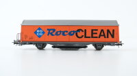 Roco H0 44340A Schienenreinigungswagen (Roco Clean, Orange) SBB/CFF