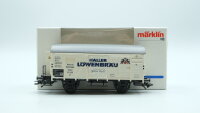 Märklin H0 4678 Gedeckter Güterwagen HALLER LÖWENBRÄU  Gr der DRG