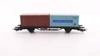 Lima H0 2852 Flachwagen mit 2 Container...