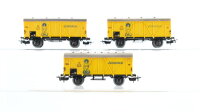 Märklin H0 Konvolut Gedeckte Güterwagen (Jamaica Bananen), DB