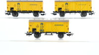 Märklin H0 Konvolut Gedeckte Güterwagen (Jamaica Bananen), DB