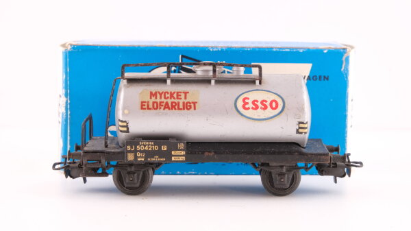 Märklin H0 4524 Mineralöl-Kesselwagen ESSO  Einheitskesselwagen der SJ