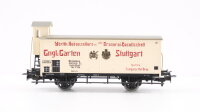 Märklin H0 4677 Bierwagen (ENGL. GARTEN STUTTGART) mit Bremserhaus)  Kühlwagen der K.W.St.E.