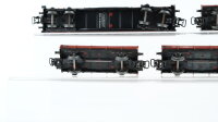 Märklin H0 Konvolut Niederbordwagen DB, Niederbordwagen mit Rohre, DB