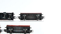 Märklin H0 Konvolut Niederbordwagen DB, Niederbordwagen mit Rohre, DB