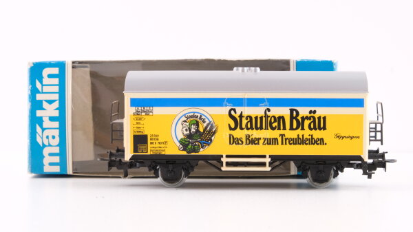 Märklin H0 4429 Bierwagen STAUFEN BRÄU (Kühlwagen)  Ichqrs 377 der DB