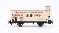 Märklin H0 8477 (HAMO) Bierwagen mit Bremserhaus (Engl. Garten Stuttgart)  K.W.St.E. (Ausführung mit Zweileiter-Gleichstrom-Radsätzen)