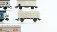 Märklin H0 Konvolut Kühlwagen, Bierwagen (Ganter, Dortmunder Union) DB