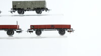 Märklin H0 Konvolut Niederbordwagen, Hochbordwagen, Autotransportwagen (ohne PKW), DB/u.a.