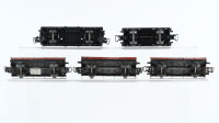 Märklin H0 Konvolut Niederbordwagen, Hochbordwagen, Autotransportwagen (ohne PKW), DB/u.a.