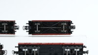 Märklin H0 Konvolut Niederbordwagen, Hochbordwagen, Hochbordwagen mit Bremserhaus, Schotterwagen, DB