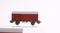 Märklin H0 Konvolut Gedeckte Güterwagen, Schwenkdachwagen, Seitenwandschiebewagen (teilw. mit Normschacht, ohne Kupplung) DB