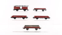 Märklin H0 Konvolut Autotransportwagen (ohne PKW), Niederbordwagen, DB