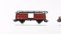 Märklin H0 Konvolut Autotransportwagen (ohne PKW), Niederbordwagen, DB