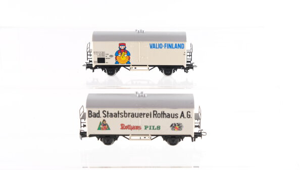 Märklin H0 Konvolut Kühlwagen (Rothaus Pils, Valio-Finnland) DB/NSCB