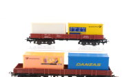 Märklin H0 Konvolut Containertragewagen (Contaner...