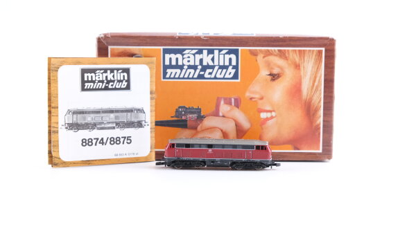 Märklin Z 8875 Diesellokomotive BR 216 der DB (vermutlich verharzt)