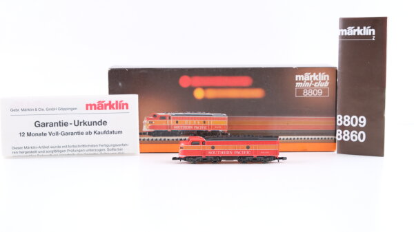 Märklin Z 8809 Diesellokomotive Typ F 7 der Southern Pacific