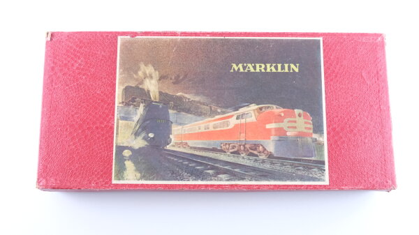 Märklin H0 RM 829/4 Zugpackung Personenzug der DB mit M-Gleis von 1953 Wechselstrom Analog