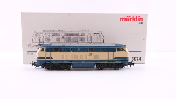 Märklin H0 3074 Diesellokomotive BR 216 der DB Wechselstrom Analog