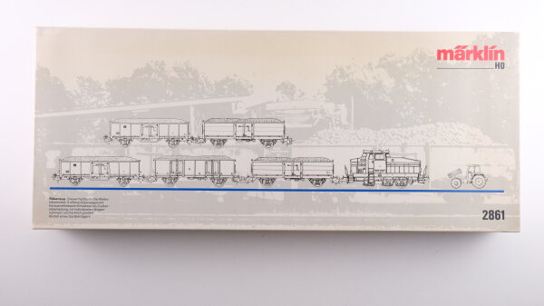 Märklin H0 2861 Rübenzug Süddeutsche Zucker AG Werk Regensburg 3 der DB Wechselstrom