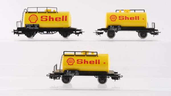 Märklin H0 Konvolut Kesselwagen (Shell) DB