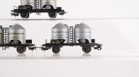 Märklin H0 Konvolut Silowagen (Braunkohlestaub) DB