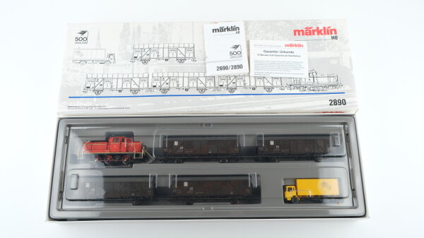 Märklin H0 2890 Güterzug der Deutschen Bundespost Wechselstrom Analog (vermutlich verharzt)