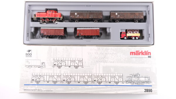 Märklin H0 2890 Güterzug der Deutschen Bundespost Wechselstrom Analog (mit Ersatzwagen)