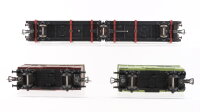 Fleischmann H0 Konvolut Autotransportwagen (ohne Ladung), Gedeckte Güterwagen (Stückgut-Schnellverkehr, Staatl. Fachingen) DB