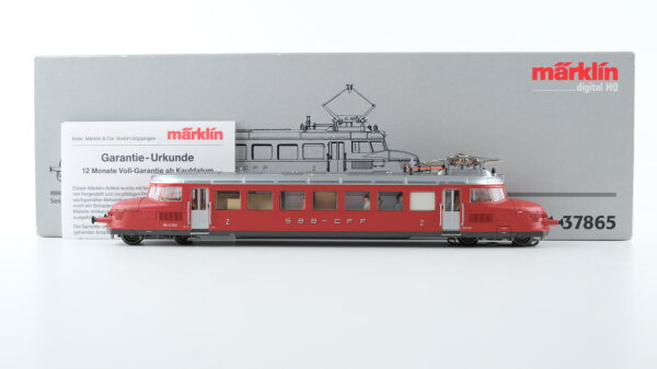 Märklin H0 37865 Triebwagen Serie RBe 2/4 der SBB Wechselstrom Digital Sound fx