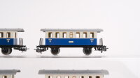 Märklin H0 Konvolut Personenwagen (blau/weiß) Länderbahn