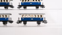 Märklin H0 Konvolut Personenwagen (blau/weiß) Länderbahn