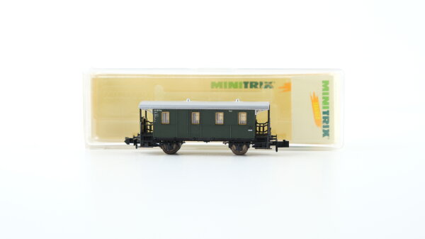 Minitrix N 18033 Lokalbahnwagen Post LPwPost DB