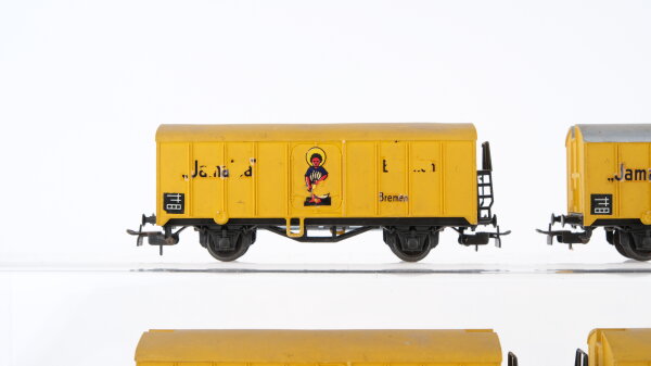 Liliput H0 Konvolut gedeckter Güterwagen "Jamaica Bananen Bremen"