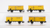 Märklin H0 Konvolut gedeckter Güterwagen "Jamaica Banannen" DB