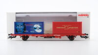 Märklin H0 47703 Behälter-Tragwagen (Containerwagen)  Lgnss 570 der DB AG