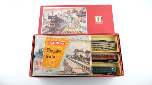 Märklin H0 F 846/4H Zugpackung Schnellzug der DB mit M-Gleis von 1952 Wechselstrom Analog