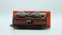 Märklin H0 4613 Autotransportwagen mit Pkw  Off 52  Laaes 541 der DB