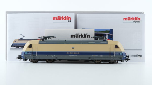 Märklin H0 39370.001 E-Lok "Rheingold" BR 101 112-1 DB Wilde 13+ Wechselstrom Digital Sound DCC mfx+