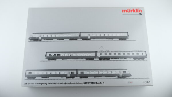 Märklin H0 37547 TEE-Elektro-Triebwagenzug Serie RAe der SBB CFF FFS Wechselstrom Digital Sound mfx+