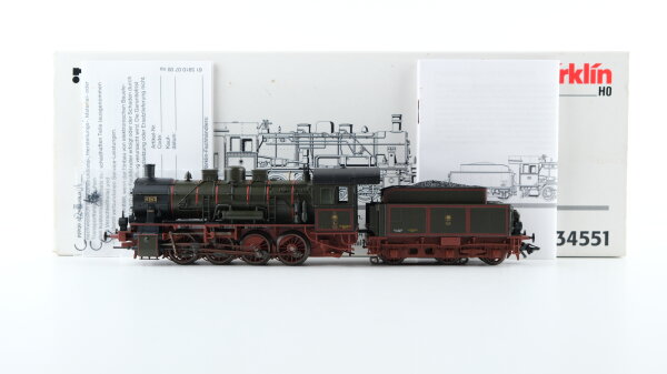 Märklin H0 34551 Schlepptenderlokomotive Reihe G 8.1 der KPEV Wechselstrom Delta Digital